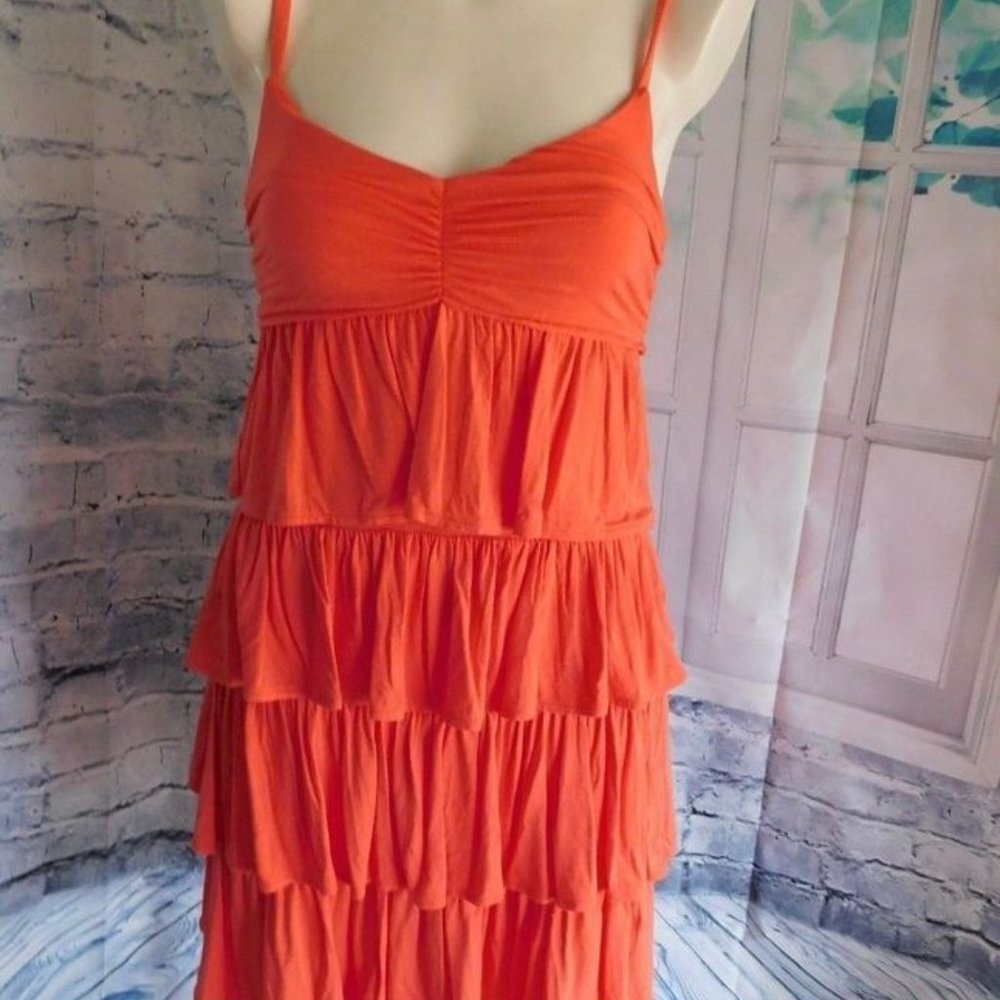 J. Crew Coral Swingy Summer Dress